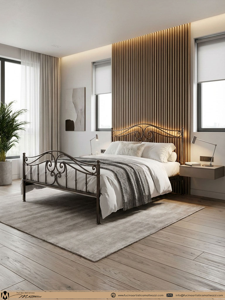 Letto in ferro battuto