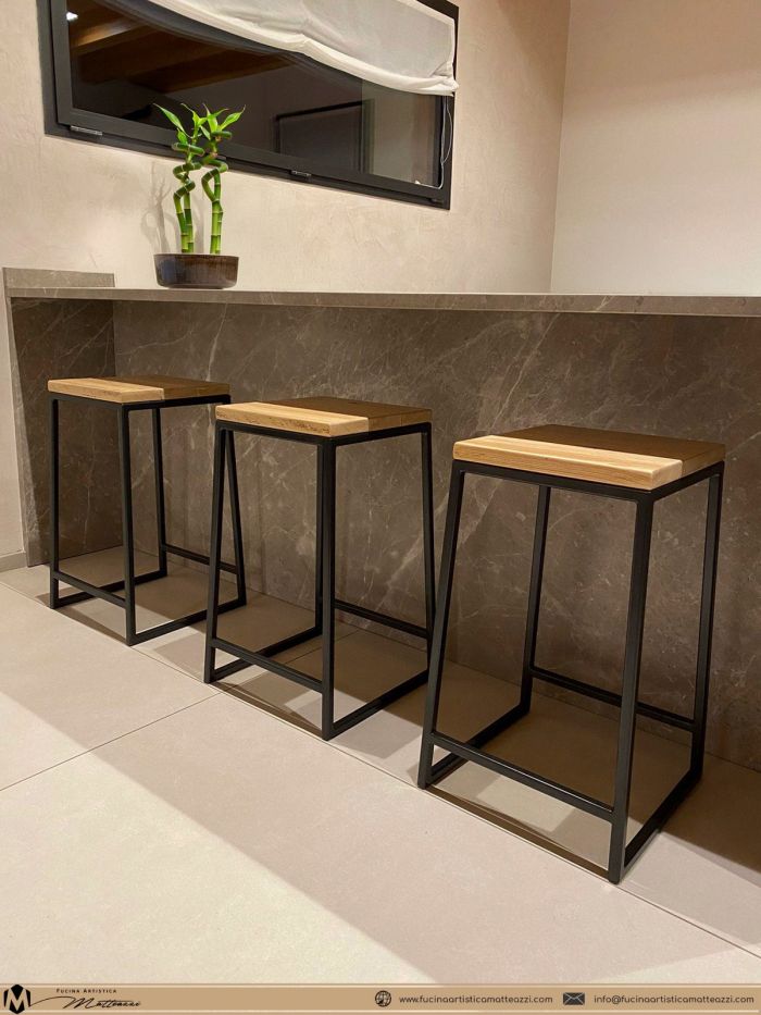 06 fucina artistica matteazzi design sgabelli cucina