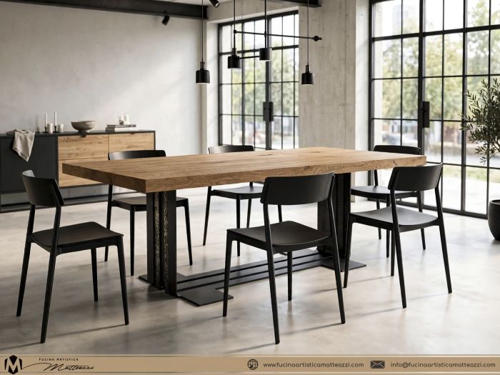 15. fucina artistica matteazzi   tavolo design moderno