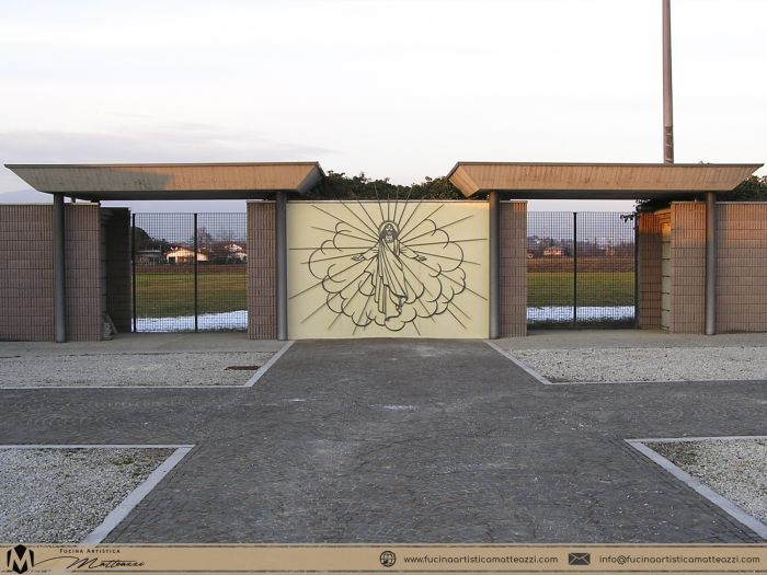 01 fucina artistica matteazzi   arte sacra   monumento di cristo   ferro battuto